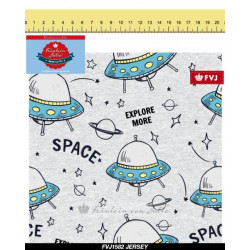 Jersey - Frl. von Julie Ufo grau meliert